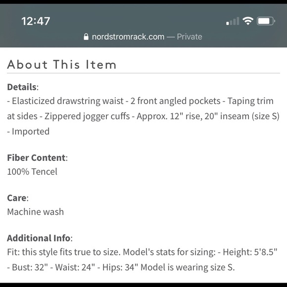 Pistola Aiden Jogger Pants w Zipper Detail - Picture 6 of 15